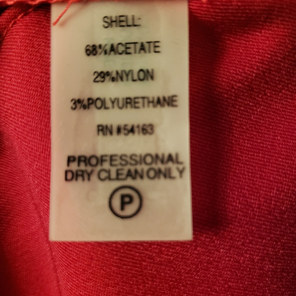 Calvin Klein Red Dress - Picture 4 of 4